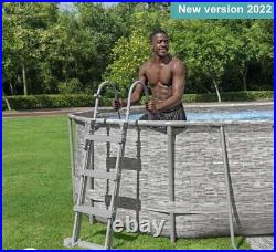 BestWay Swimming Pool Set Oval Vista 56714 New Model Free Delivery