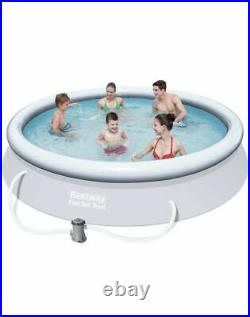Bestway 10ft Quick Up Family Outdoor Swimming Pool with Pump & Cover FREE DEL