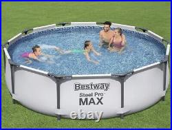 Bestway 10ft Steel Pro Max Above Ground Pool? Filter Pump? FREE P&P