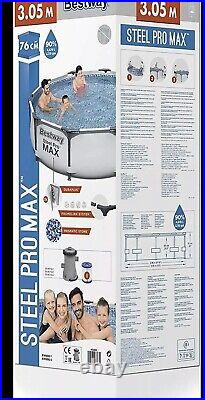 Bestway 10ft Steel Pro Max Above Ground Pool? Filter Pump? FREE P&P