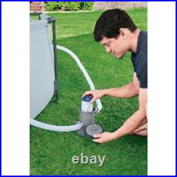 Bestway 10ft Steel Pro Max Above Ground Swimming Pool Filter Pump Fast Postage