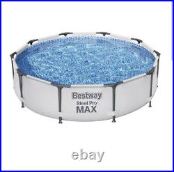 Bestway 10ft Steel Pro Max Garden Frame Pool Above Ground Swimming Express Post