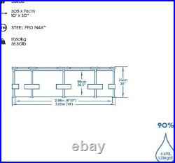 Bestway 10ft x 30 / 3.05m Steel Pro Max Above Ground Pool FREE DELIVERY