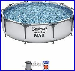 Bestway 10ft x 30inch Swimming Pool Steel Pro Max Above Ground BW56408