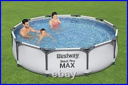 Bestway 10ft x 30inch Swimming Pool Steel Pro Max Above Ground NEXT DAY FREE DEL