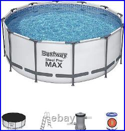 Bestway 12 x 48 (12ft x 48) Steel Pro Frame pool set -bestway above ground pool