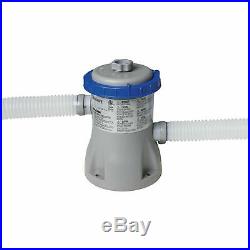 Bestway 12ft x 30in Fast Set Up Inflatable Above Ground Pool Filter Pump IN HAND