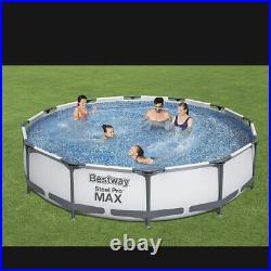 Bestway 12ft x 30inch Swimming Pool Steel Pro Max Above Ground BW56416 Sale Pump