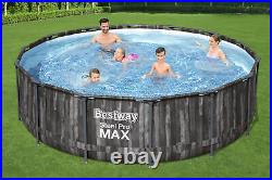 Bestway 14ft x 42in Steel Pro Max Pool Set Above Ground Swimming Pool (13,030L)