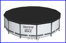 Bestway 14ft x 48in Steel Pro Max Pool Set Above Ground Swimming Pool BW5612X