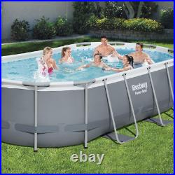 Bestway 14ft x 8ft 2 Oval Pool, Filter Pump & Accessories