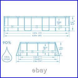 Bestway 14ft x 8ft 2 Oval Pool, Filter Pump & Accessories