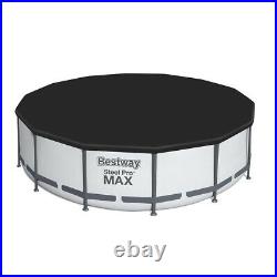Bestway 15FT Steel Pro Max Round Above Ground Garden Swimming Pool 457x107cm