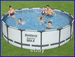 Bestway 15FT Steel Pro Max Round Above Ground Swimming Pool 457x107cm 56488