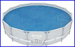 Bestway 15ft Fast Set and 14ft Power Steel Solar Pool Cover BW58252