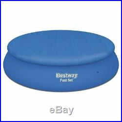 Bestway 15ft x 42 Fast Set Round Above Ground Swimming Pool with Pump + Accesso