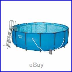 Bestway 15ft x 48 Steel Pro MAX Above Ground Frame Swimming Pool Set (56438)