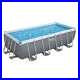 Bestway 16ft x 8ft Rectangular Pool, Sand Pump & Accessories