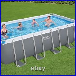 Bestway 16ft x 8ft Rectangular Pool, Sand Pump & Accessories