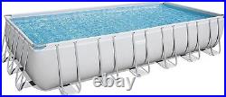 Bestway 24x12ft Ground Pool Frame Set Grey