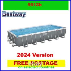 Bestway 5612B 21ft Power Steel Rectangular Pool 640x274x132cm 2024