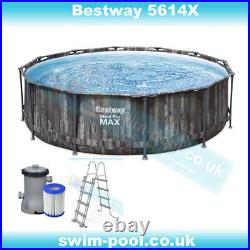 Bestway 5614X 12ft Steel Pro Max Pool Above Ground Swimming Pool SET