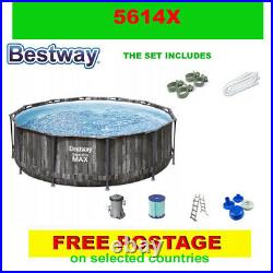 Bestway 5614X 12ft Steel Pro Max Pool Above Ground Swimming Pool SET