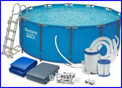 Bestway 56420 Above Ground Swimming Pool Round Steel Pro MAX 366x122 cm