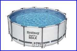 Bestway 56420 Pro Steel Swimming SET Pump 12ft x 48 (3.66m x 1.22m)