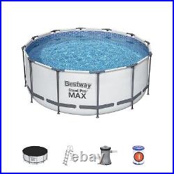 Bestway 56420 Pro Steel Swimming SET Pump 12ft x 48 (3.66m x 1.22m) SET