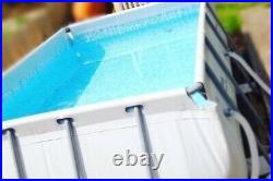Bestway 56442 13.3ft(404x201x100cm) Rectangular Garden Swimming Pool & Sand Pump