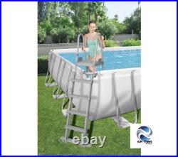 Bestway 56475 24 FT (732x366x132cm) Rectangular Swimming Pool with Sand Pump