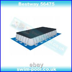 Bestway 56475 Above Ground Swimming Pool Rectangular 24' X 12' X 52 SET