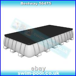 Bestway 56475 Above Ground Swimming Pool Rectangular Power 24' X 12' X 52 UK