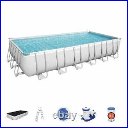 Bestway 56475 Swimming Pool 24FT Power Steel 732 x 366 x 132 cm