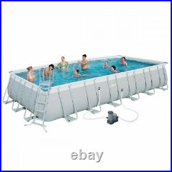 Bestway 56475 Swimming Pool 24FT Power Steel 732 x 366 x 132 cm