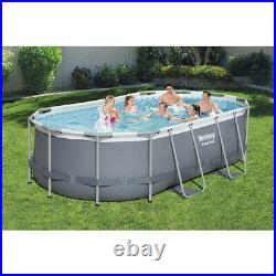 Bestway 56620 Oval Above Ground Pool 427x250x100cm Power Steel AVAILABLE NOW