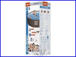 Bestway 56709 Steel Pro Deluxe Brown 12 FT x 39.5 Pool 366 x 100 cm SET Rattan