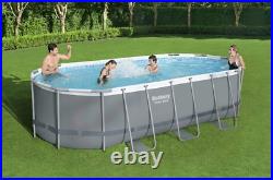 Bestway 56710 Frame Swimming Pool 18FT (549 x 274 x 122cm) Oval Frame