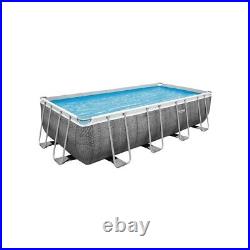 Bestway 56996 SET 16' x 8' x 48 Power Steel Set Swimming Pool 488x244x122 cm