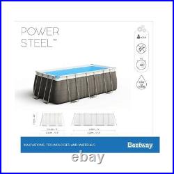 Bestway 56996 SET 16' x 8' x 48 Power Steel Set Swimming Pool 488x244x122 cm