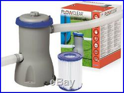 Bestway 58383 Filter Pump Flowclear Pool Cleaner Filter Pool Pump Pump 2006L/H