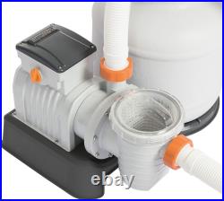 Bestway 800, 1500, 2200 Gal Sand Filter Pool Pump for Above Ground Swimming Pool