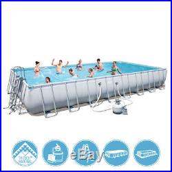 Bestway Above ground swimming pool steel 956X488x132cm + pump sand ladder 56623