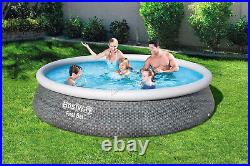 Bestway Fast Set 3.96m x 84cm Outdoor Above Ground Swimming Pool Set NEW