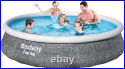 Bestway Fast Set 3.96m x 84cm Outdoor Above Ground Swimming Pool Set NEW