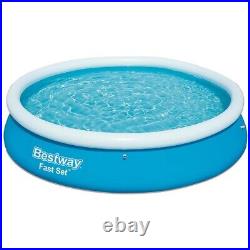 Bestway Fast Set Inflatable Pool Garden Above Ground Swimming Pool 12ft x 30in