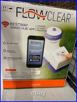 Bestway Flowclear 2000 GPH Smart Touch WiFi Pool Filter Pump, Free Fast Shipping