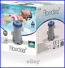 Bestway Flowclear 330gal Filter Pump Swimming Pool BW58381