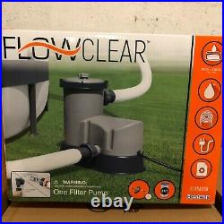 Bestway Flowclear 58390E 1500 GPH Filter Pump for Above Ground Swimming Pool NEW